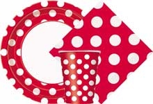 RED DOTS TABLEWARE                                                                                                                                                                                                                              