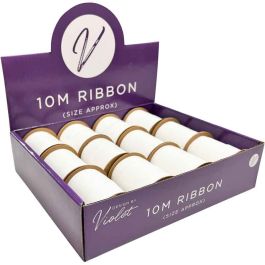 10m WHITE RIBBON 12S