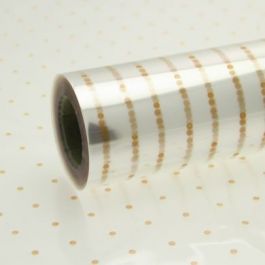 100m x 80cm GOLD DOTS FILM ROLL