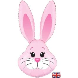 35in CUTE PINK RABBIT FOIL BALLOON