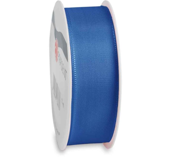 25mm x 10m ROYAL BLUE TAFFETA RIBBON
