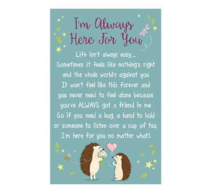 FANICE Thinking Of You Karte – „I Am Always Here If You Need Me“, Inspirierend & Persönlich