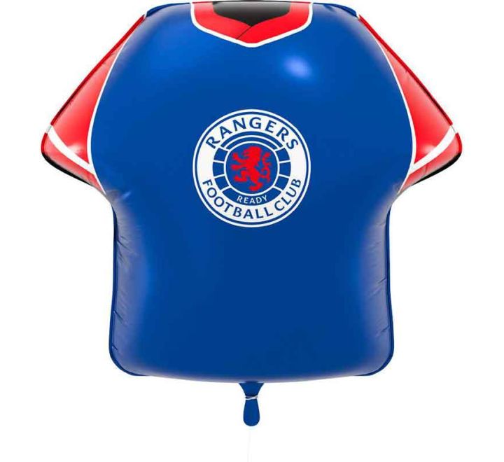 RANGERS FC JERSEY SHAPED FOIL BALLOON