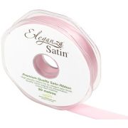 15mm LIGHT PINK ELEGANZA DOUBLE FACED SATIN