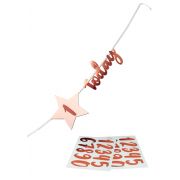 ANY AGE BLUSH & ROSE GOLD 'TODAY' BUNTING