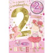 C75 GRANDDAUGHTER AGE 2 BADGED CARD 6S