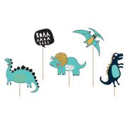 5PC DINOSAURS CAKE TOPPERS