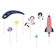 7PC SPACE CAKE TOPPERS