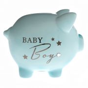 BABY BOY PIGGY BANK MONEY BOX
