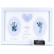 BABY BOY HAND AND FOOT PRINT FRAME