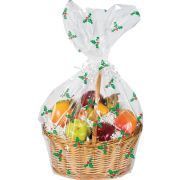 HOLLY LARGE CELLO BASKET BAG WITH TWIST TIE