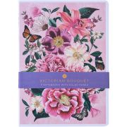 VICTORIAN BOUQUET 3 PACK A4 NOTE BOOK