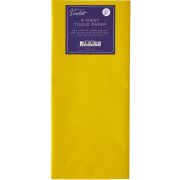 6PK YELLOW TISSUE PAPER SHEETS 12S