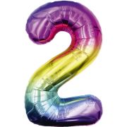 25in NUMBER 2 MULTI FOIL BALLOON