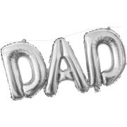 18in DAD SILVER FOIL BALLOON