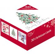 30PK BOXED CHRISTMAS CARDS