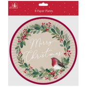 8PK TRADITIONAL PAPER PLATES