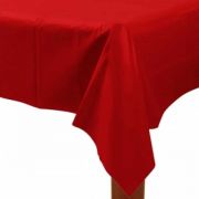 54X108IN RED PLASTIC TABLECOVER