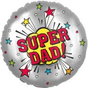FATHERS DAY TEXT FOIL BALLOON