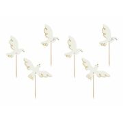 6PC DOVE CUPCAKE TOPPERS