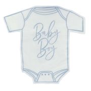 16PK BLUE 'BABY BOY' BABYGROW PAPER NAPKINS