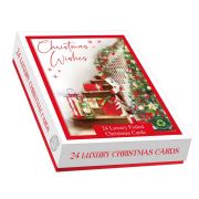 24PK C35 COSY CHRISTMAS LUXURY BOXED CARDS