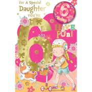 C75 DAUGHTER AGE 6 BADGED CARD 6S