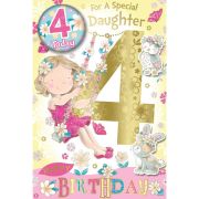 C75 DAUGHTER AGE 4 BADGED CARD 6S