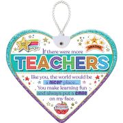 HEARTFELT TEACHER CERAMIC HEART