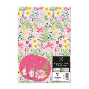 FLORAL 2 SHEETS 2 TAGS