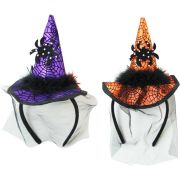 ASSORTED WITCHES HAT HEADBAND