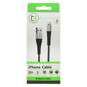 2m IPHONE BRAIDED CABLE