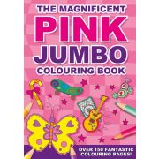 PINK JUMBO COLOURING BOOK