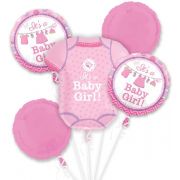 SHOWER WITH LOVE GIRL BALLOON BOUQUET
