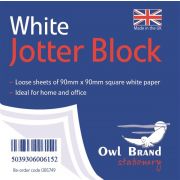 WHITE JOTTER BLOCK  6S