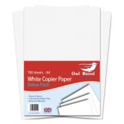 (100) A4 SHEETS WHITE COPIER PAPER  5S