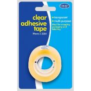 CLEAR TAPE CARDED 19X33M