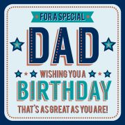 31CM DAD SQ BOXED CARD  3S