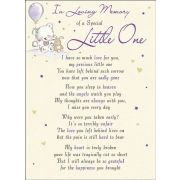 C35 SPECIAL LITTLE ONE GRAVESIDE CARD  6S