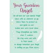 OPEN GUARDIAN ANGEL KEEPSAKE CARD  6S