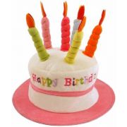 PINK BIRTHDAY CAKE HAT