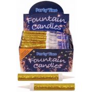 (2) 12CM GOLD ICE FOUNTAIN SPARKLERS 24S
