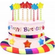 BIRTHDAY CAKE RAINBOW HAT