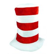 CHILD TALL RED & WHITE HAT