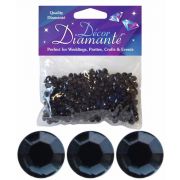 6MM BLACK DIAMANTE DIAMONDS
