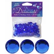 12MM SAPPHIRE BLUE DIAMANTE DIAMONDS