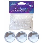 12MM CLEAR DIAMANTE DIAMONDS