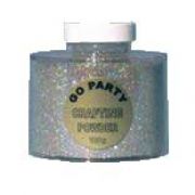 100G HOLOGRAPHIC SILVER GLITTER