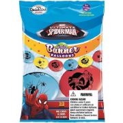 (10) SPIDER-MAN PARTY BANNER BALLOONS