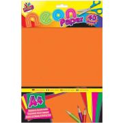 (40) A4 NEON PAPER SHEETS